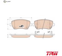 TRW Brake Pad Set GDB3546 – Fits NISSAN Micra IV, Note, March IV, V‑Drive