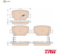 TRW Brake Pads GDB3547 – Disc Brake Set for Toyota Verso 1.8 (2009-2018)