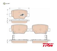 BRAKE PAD SET DISC BRAKE GDB3547 FOR TOYOTA 2ZR-FAE 1.8L 2AD-FHV 2.2L1WW 1.6L