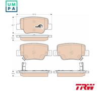 TRW Brake Pads GDB3547 – Disc Brake Set for Toyota Verso 1.8 (2009-2018)