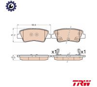 BRAKE PAD SET DISC BRAKE GDB3569 FOR HYUNDAI FLUIDIC/ELANTRA AVANTE i35 1.8L