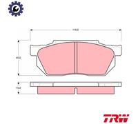 BRAKE PAD SET DISC BRAKE GDB358 FOR HONDA CITY CIVIC/Hatchback/MK/Fastback 1.5L