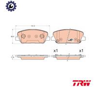 BRAKE PAD SET DISC BRAKE GDB3582 FOR HYUNDAI KIA CEE'D/PRO/Sportswagon FORTE