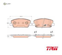 BRAKE PAD SET DISC BRAKE GDB3582 FOR HYUNDAI KIA CEE'D/PRO/Sportswagon FORTE