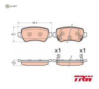 NEW DISC BRAKE PADS SET FOR KIA PRO CEE D JD D4FB G4FJ G3LC G4LC G4FA TRW