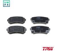 TRW GDB3641 Brake pad set