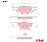 BRAKE PAD SET DISC BRAKE GDB392 FOR SAAB 900/Hatchback//Combi/Convertible 2.0L