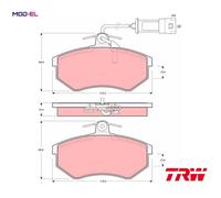 BRAKE PAD SET DISC BRAKE GDB404 FOR ZHONGHUA CHERY A5/20 COWIN/3 ELARA FORA 1.8L