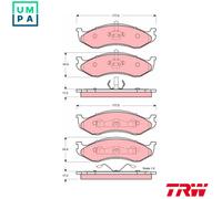 BRAKE PAD SET DISC BRAKE GDB4104 FOR KIA JEEP GRAND/CHEROKEE/SUV/ WRANGLER/TJ