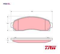 Brake pads GDB4131 TRW for FORD USA EXPLORER