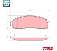 BRAKE PAD SET DISC BRAKE GDB4131 FOR FORD AUSTRALIA 99X 4.0L 6cyl EXPLORER