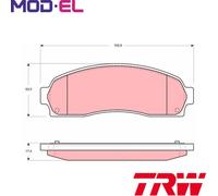 BRAKE PAD SET DISC BRAKE GDB4131 FOR FORD USA EXPLORER CHEVROLET EQUINOX 4.0L