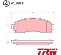 BRAKE PAD SET DISC BRAKE GDB4131 FOR FORD USA EXPLORER CHEVROLET EQUINOX 4.0L