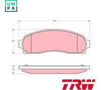 BRAKE PAD SET DISC BRAKE GDB4131 FOR FORD USA EXPLORER CHEVROLET EQUINOX 4.0L