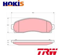 BRAKE PAD SET DISC BRAKE GDB4131 FOR FORD USA EXPLORER CHEVROLET EQUINOX 4.0L