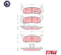 BRAKE PAD SET DISC BRAKE GDB4137 FOR INFINITI JEEP GRAND/CHEROKEE/III/SUV 5.6L