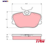 Fits TRW GDB460 Brake Pad Set, disc brake GDB460 As part of ZF Afterm ⭐UK Stock⭐