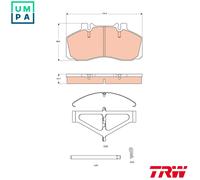 Brake Pads TRW GDB5004