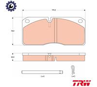Brake Pads TRW GDB5058