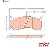 Brake Pads TRW GDB5066