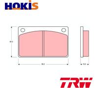 BRAKE PAD SET DISC BRAKE GDB576 FOR VOLVO 240/Kombi 140 260 164 B200K 2.0L 4cyl