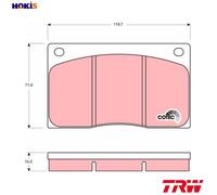 TRW GDB585 Brake pad set