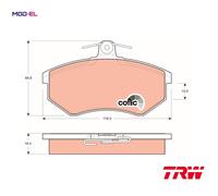 TRW BRAKE PADS (FRONT) (R90) - GDB826