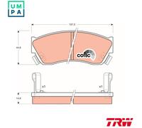 TRW Brake Pad Set GDB883 Front Disc 14.9mm