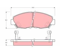 BRAKE PAD SET, DISC BRAKE GDB894