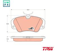 New Brake Pad Set, disc brake for OPEL VAUXHALL:OMEGA A,OMEGA B,SENATOR B