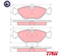 BRAKE PAD SET DISC BRAKE GDB969 FOR SAAB 900//Hatchback/Convertible/Combi 2.0L