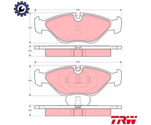 BRAKE PAD SET DISC BRAKE GDB969 FOR SAAB 900//Hatchback/Convertible/Combi 2.0L