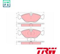 BRAKE PAD SET DISC BRAKE GDB969 FOR SAAB 9000/Hatchback /I/S/XI/XL/LB202 2.0L