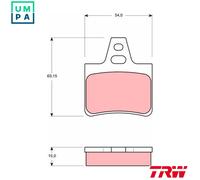 BRAKE PAD SET DISC BRAKE GDB986 FOR CITROEN PJZ /PHZ /P8A 2.1L P9A 2.1L 4cyl XM