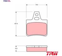 BRAKE PAD SET DISC BRAKE GDB986 FOR CITROEN PJZ /PHZ /P8A 2.1L P9A 2.1L 4cyl XM