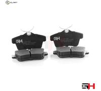 BRAKE PAD SET DISC BRAKE GH-410605 FOR PEUGEOT 3008/Van/MPV RCZ 5008 CITROËN