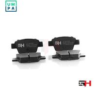 BRAKE PAD SET DISC BRAKE GH-412366 FOR ALFA ROMEO FIAT MULTIPLA/VAN BRAVO/II