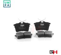 BRAKE PAD SET DISC BRAKE GH-412802 FOR PEUGEOT PARTNER/Box/Body/MPV/TEPEE 308
