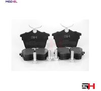 1x Brake Pads Rear for Peugeot 407 2004-