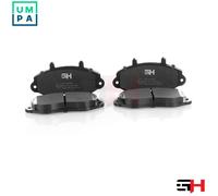 BRAKE PAD SET DISC BRAKE GH-413945 FOR RENAULT MASTER/II/Platform/Chassis/Van