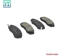 HERTH+BUSS JAKOPARTS J3600336 Brake pad set
