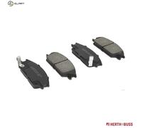 Brake pads Front Axle J3600515 HERTH+BUSS JAKOPARTS for HYUNDAI ACCENT I PONY