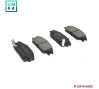 HERTH+BUSS JAKOPARTS J3600515 Brake pad set