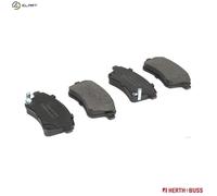 HERTH+BUSS JAKOPARTS J3600538 Brake pad set