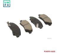 HERTH+BUSS JAKOPARTS J3600555 Brake pad set