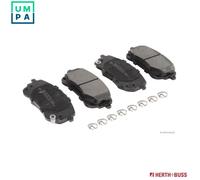 HERTH+BUSS JAKOPARTS J3602018 Brake pad set