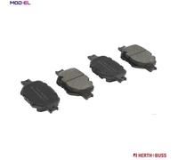 BRAKE PAD SET DISC BRAKE J3602091 FOR TOYOTA 1ZZ-FE 1.8L 2ZZ-GE 1.8L 4cyl CELICA