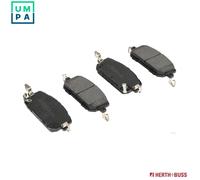 HERTH+BUSS JAKOPARTS J3603074 Brake pad set