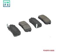 Herth+Buss Brake Pad Set J3610310 Rear Axle Disc Brake for Kia Hyundai