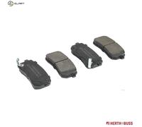 Herth+Buss Brake Pad Set J3610310 Rear Axle Disc Brake for Kia Hyundai